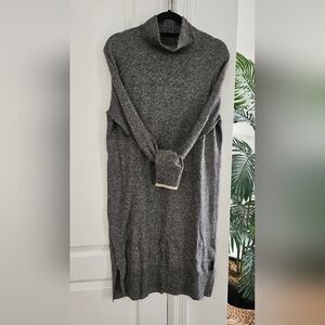 Roots Charcoal Cowl Neck Sweater